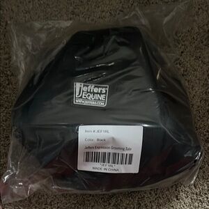 Jeffers Equine Black Grooming Tote